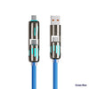 Car Multifunction 240W Four-in-one Data Cable