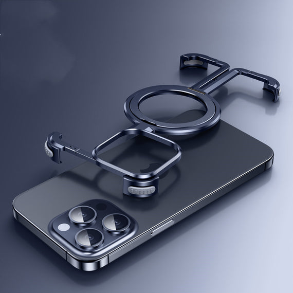 Coque de téléphone en métal sans cadre avec quatre coins pour une dissipation thermique anti-chute