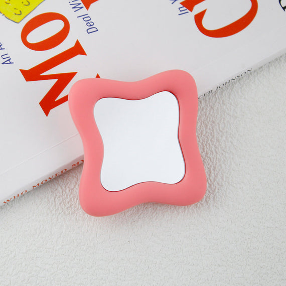 Irregular Mirror Transparent Air Bag Bracket Ins Blogger The Same Model Mobile Phone Bracket