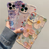 Coque de téléphone à motif de fleurs peintes à l'huile Advanced Art