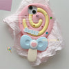 Silicone Phone Case Cute Lollipop Protective Sleeve