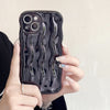 Electroplating Water Ripple Suitable Phone Case Solid Color