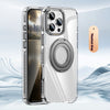 Phone Case Transparent 360 Magnetic Rotating Bracket Drop-resistant