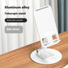 Support de téléphone portable en alliage d'aluminium, pliable et rotatif