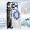 Phone Case Transparent 360 Magnetic Rotating Bracket Drop-resistant
