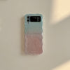 Feather Yarn Gradient Multicolor Zflip6 Folding Phone Case