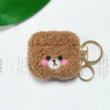 Housse de protection pour écouteurs en peluche mignonne