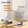 Metal Aluminum Alloy Rotating Mobile Phone Bracket Foldable Desktop