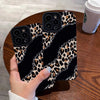 Niche Leopard Vertical Pattern Drop-resistant Phone Case