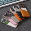 Étui de protection magnétique en cuir à double carte pour téléphone, style professionnel personnalisé
