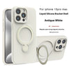 Liquid Silicone Magnetic Bracket Phone Case Applicable Anti-fall