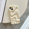 Pleated Water Ripple Solid Color Electroplated Drop-resistant Soft Shell