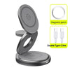 3-in-1-Wireless-Ladegerät mit magnetischem Klappständer