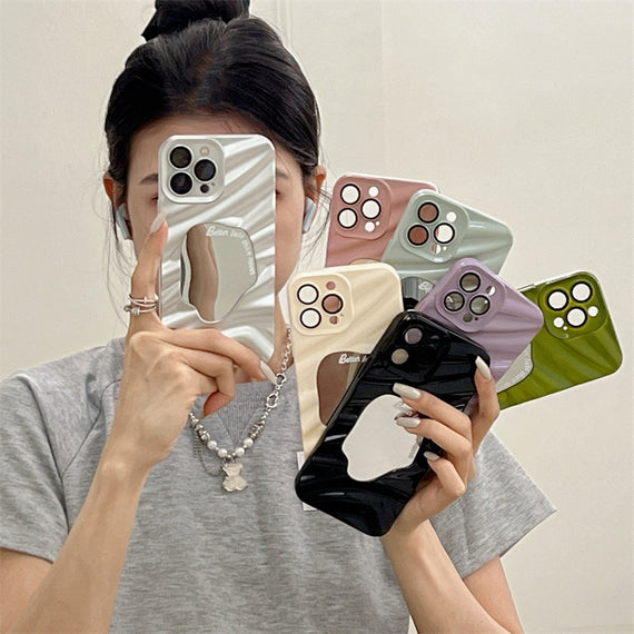 Le miroir Water Ripple est compatible avec la coque de téléphone portable 14ProMax