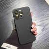 Simple Solid Color Anti Fall Cover Ultra-thin Frosted