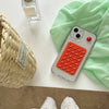 Coque de téléphone minimaliste et créative à ventouse stéréo
