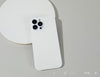 Frosted Glass Primary Color Comes With Lens Protector Phone Case