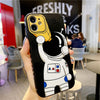 Étui souple pour téléphone portable avec télescope et astronaute
