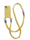 Étui de téléphone en silicone liquide avec cordon diagonal long