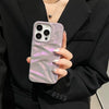 Colorful Purple Water Ripple Phone Case Three-dimensional