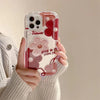 Retro Oil Painting Red Flower Phone Case