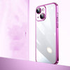 Coque de téléphone en polycarbonate galvanisé avec filet anti-poussière et film pour objectif