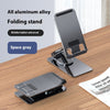 Metal Aluminum Alloy Rotating Mobile Phone Bracket Foldable Desktop