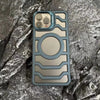 Magnetic Carbon Fiber Grain Frosted Light Phone Case