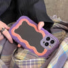 Plush Patch Mirror Mobile Phone Shell