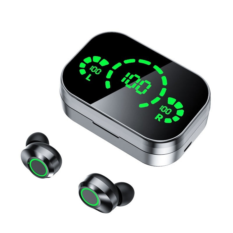 Casque sans fil Bluetooth YD03 TWS, grand écran, affichage numérique intelligent, lumière de respiration intra-auriculaire