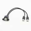 USB 20-Kabel Dual-Port-USB-Verlängerungskabel