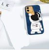 Étui souple pour téléphone portable avec télescope et astronaute