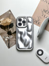 Solid Color Meteorite Pattern Phone Case Silicone Drop-resistant Protective Cover