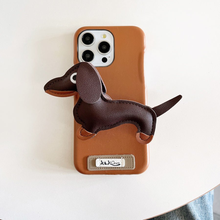 Sausage Dog Small Animal Bracket Phone Case