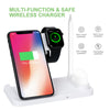 Chargeur sans fil pliable 4 en 1 à charge rapide 15 W