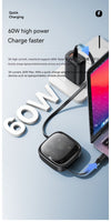 Data Cable Flexible Wire Storage 60W Fast Charging Multi-function Mobile Phone Charging Interface Box