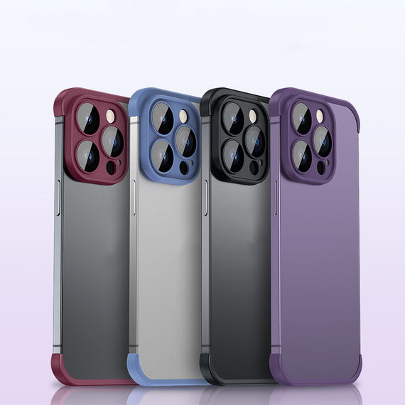 Coque de téléphone portable avec film en TPU et verre sans cadre