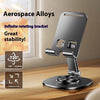 Support de téléphone portable en alliage d'aluminium, pliable et rotatif