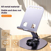 Support de téléphone portable en alliage d'aluminium, pliable et rotatif