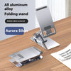 Metal Aluminum Alloy Rotating Mobile Phone Bracket Foldable Desktop