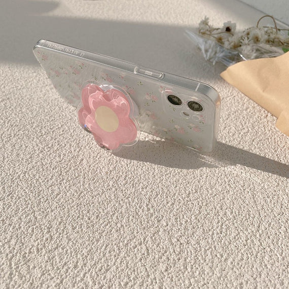 Étui de téléphone à motif floral d'été tendance pour femmes