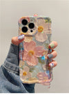 Coque de téléphone à motif de fleurs peintes à l'huile Advanced Art