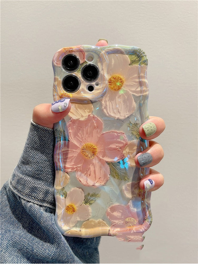 Coque de téléphone à motif de fleurs peintes à l'huile Advanced Art