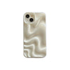Coque de téléphone plissée tridimensionnelle à effet ondulé