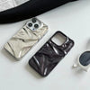 Matte Plating Solid Color Phone Case Water Ripple