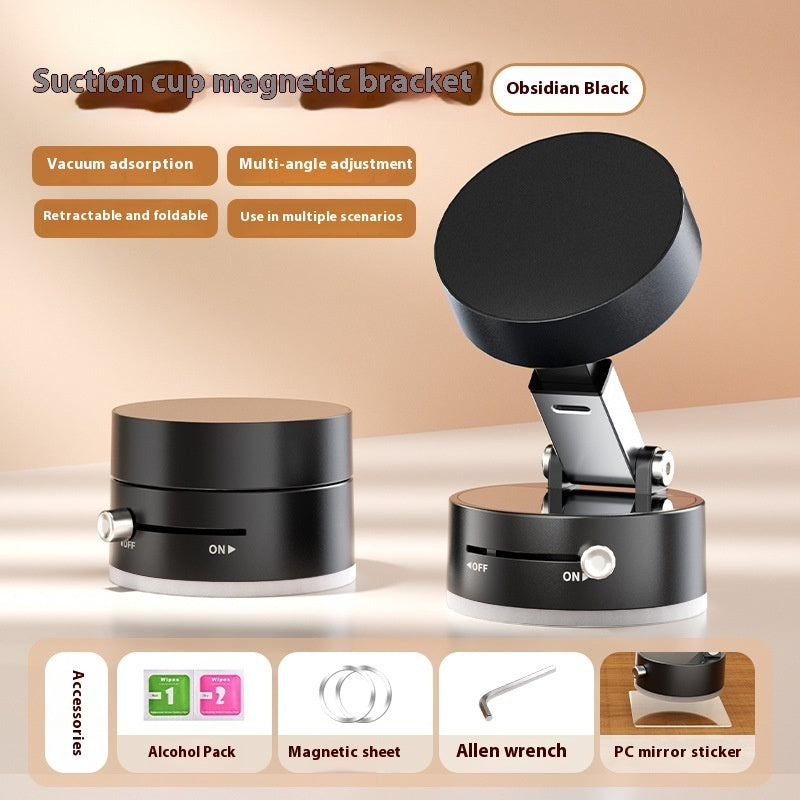 Support de téléphone magnétique multifonction à ventouse pliable et rétractable double face